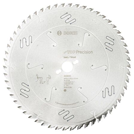 Bosch Best Kesim 350*30 mm 54 Diş Ahşap Testeresi 2608642120